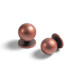 Wayfair Copper Cabinet Drawer Knobs You Ll Love In 2024   Round Knob Set Of 12 